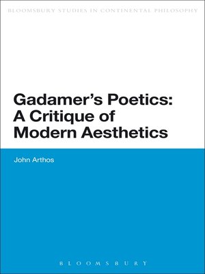 cover image of Gadamer's Poetics